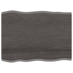 Dessus de table bois chêne massif traité bordure assortie