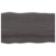 Dessus de table bois chêne massif traité bordure assortie