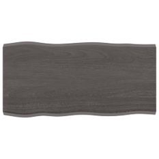 Dessus de table bois chêne massif traité bordure assortie