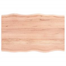 Dessus de table bois chêne massif traité bordure assortie