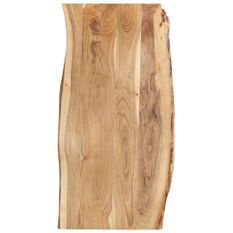 Dessus de table Bois d'acacia massif 120x(50-60)x2,5 cm