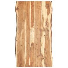 Dessus de table Bois d'acacia massif 120x(50-60)x3,8 cm