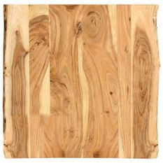 Dessus de table Bois d'acacia massif 60x(50-60)x2,5 cm