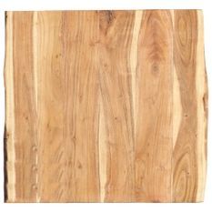 Dessus de table Bois d'acacia massif 60x(50-60)x3,8 cm