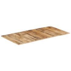 Dessus de table bois de manguier solide 15-16 mm 120x60 cm