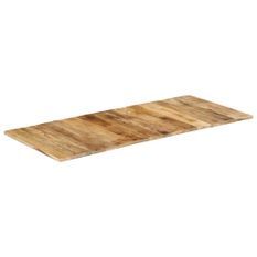 Dessus de table bois de manguier solide 15-16 mm 140x60 cm