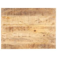 Dessus de table Bois de manguier solide 15-16 mm 90x60 cm