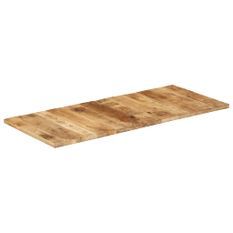 Dessus de table Bois de manguier solide 25-27 mm 140x60 cm