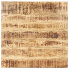 Dessus de table Bois de manguier solide 25-27 mm 60x60 cm