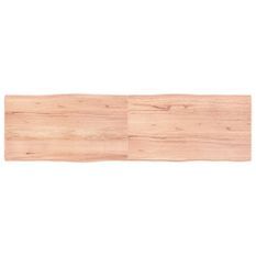 Dessus de table bois massif traité bordure assortie