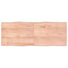 Dessus de table bois massif traité bordure assortie