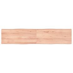 Dessus de table bois massif traité bordure assortie