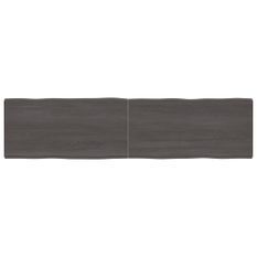 Dessus de table bois massif traité bordure assortie