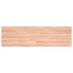 Dessus de table bois massif traité bordure assortie