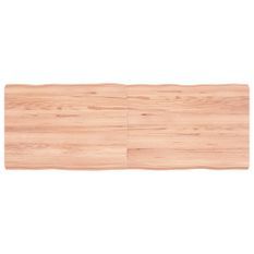 Dessus de table bois massif traité bordure assortie