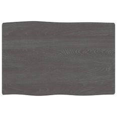 Dessus de table bois massif traité bordure assortie