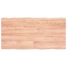 Dessus de table bois massif traité bordure assortie