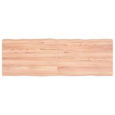 Dessus de table bois massif traité bordure assortie