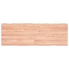 Dessus de table bois massif traité bordure assortie