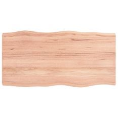 Dessus de table bois massif traité bordure assortie