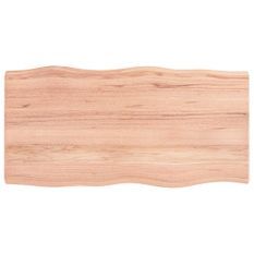 Dessus de table bois massif traité bordure assortie