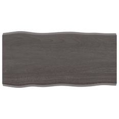 Dessus de table bois massif traité bordure assortie