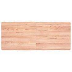 Dessus de table bois massif traité bordure assortie