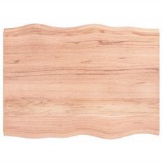 Dessus de table bois massif traité bordure assortie