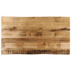 Dessus de table bord vivant 100x60x2,5 cm bois de manguier brut