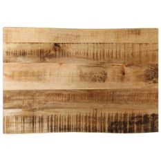 Dessus de table bord vivant 60x40x2,5 cm bois de manguier brut