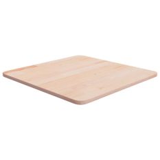 Dessus de table carré 50x50x1,5 cm Bois chêne massif non traité
