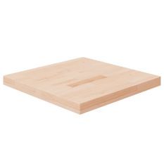 Dessus de table carré 50x50x4 cm Bois chêne massif non traité