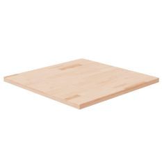 Dessus de table carré 60x60x2,5 cm Bois chêne massif non traité