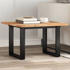 Dessus de table carré 60x60x2 cm bois massif d'acacia