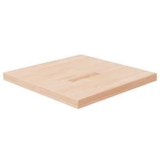 Dessus de table carré 60x60x4 cm Bois chêne massif non traité