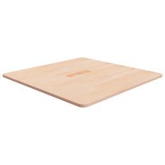 Dessus de table carré 70x70x1,5 cm Bois chêne massif non traité