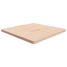 Dessus de table carré 90x90x4 cm Bois chêne massif non traité