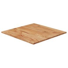 Dessus de table carré Marron clair40x40x1,5cm Bois chêne traité