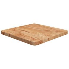 Dessus de table carré Marron clair40x40x2,5cm Bois chêne traité