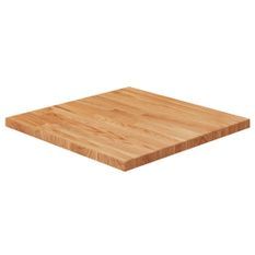 Dessus de table carré Marron clair50x50x2,5cm Bois chêne traité