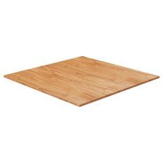 Dessus de table carré Marron clair90x90x2,5cm Bois chêne traité