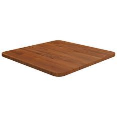 Dessus de table carré Marron foncé40x40x1,5cm Bois chêne traité