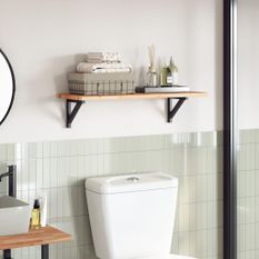 Dessus de table rectangulaire 100x30x2 cm bois massif d'acacia