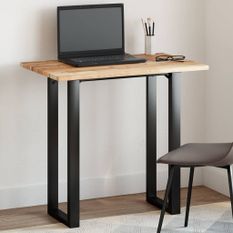 Dessus de table rectangulaire 100x50x2 cm bois massif d'acacia