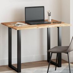 Dessus de table rectangulaire 120x70x2 cm bois massif d'acacia