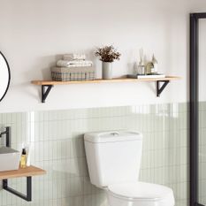 Dessus de table rectangulaire 140x20x2 cm bois massif d'acacia