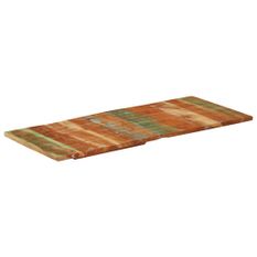 Dessus de table rectangulaire 60x140 cm 25-27 mm Bois récupéré
