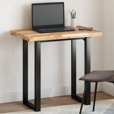 Dessus de table rectangulaire 60x50x4 cm bois massif d'acacia