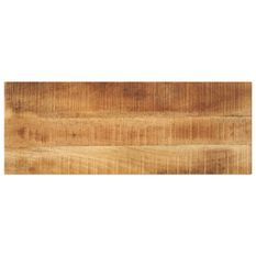 Dessus de table rectangulaire bois massif de manguier brut