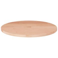 Dessus de table rond Ø30x1,5 cm Bois de chêne massif non traité